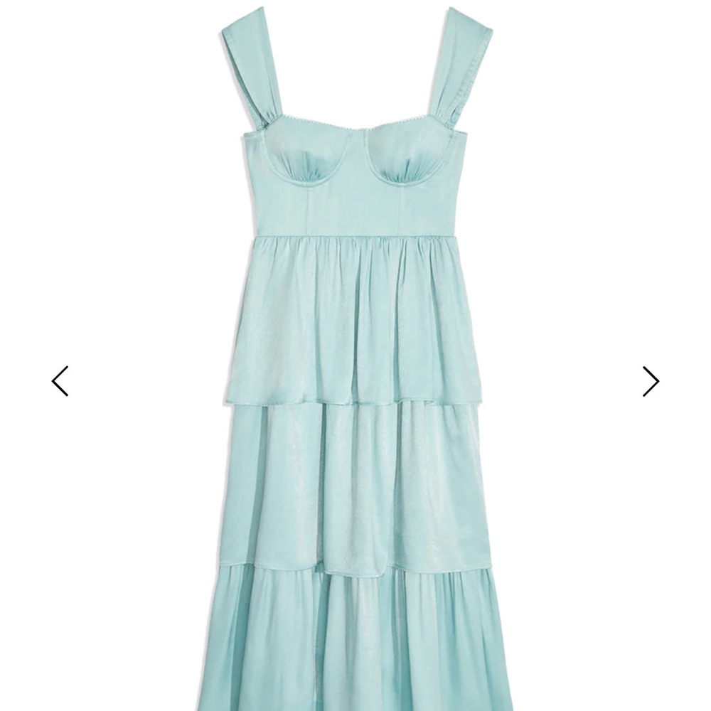 Weworewhat Corset Maxi Dress (Large)